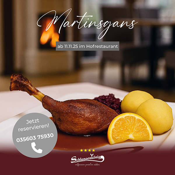Jetzt Martinsgans reservieren