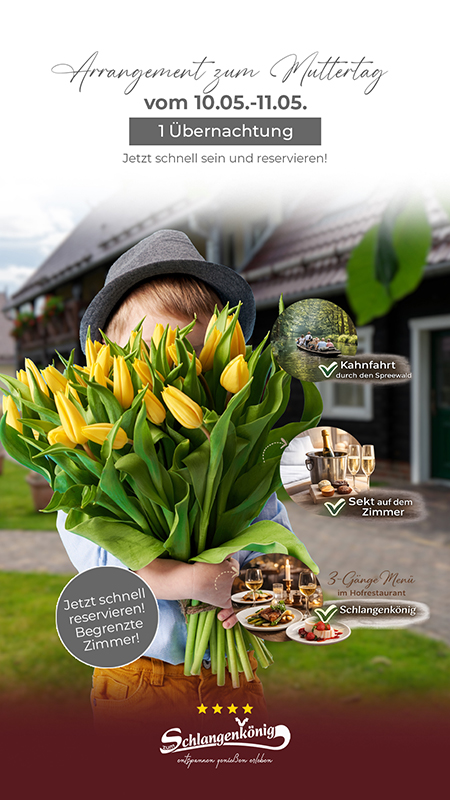 Muttertag im Hotel Zum Schlangenkönig – jetzt reservieren
