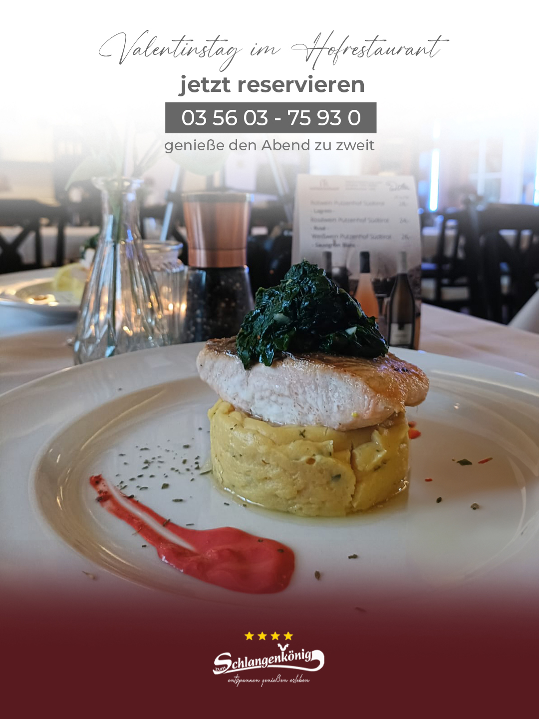 Valentinstag im Hotel Zum Schlangenkönig – jetzt reservieren