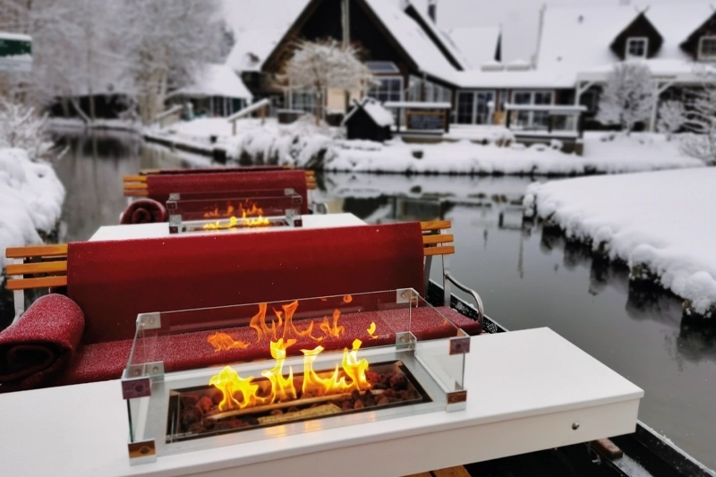 Hotel Zum Schlangenkönig im winterlichen Spreewald